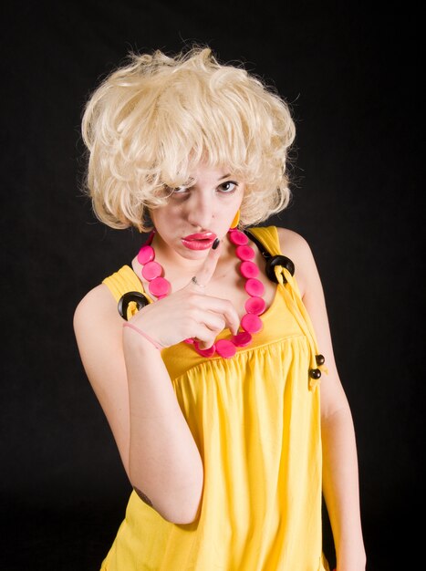 Fashion Sensation Sevyn Rocks Indique's Curly Lace Front Wig in Stunning Orange Ombre